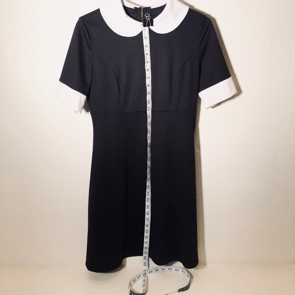 Wednesday Addams M Babydoll Dress Goth ModCloth - Picture 4 of 6